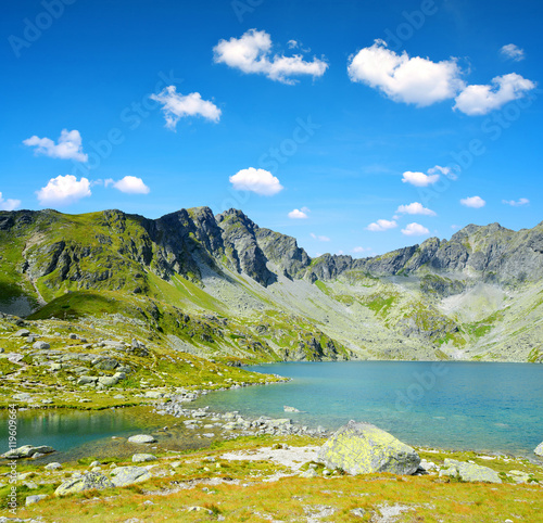 Mountain lake Hincovo pleso in High Tatras - Slovakia