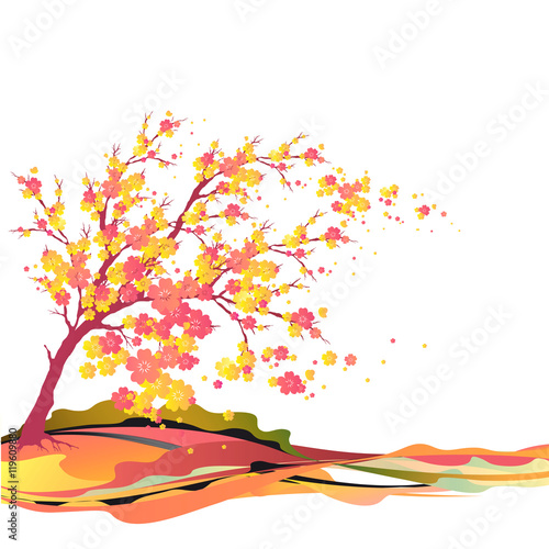 autumn; tree