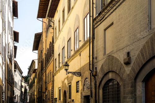 street view of Old Town Florence Tuscany, Italy