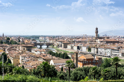 Beautiful view of ancient buildings at old town near the Cathedr