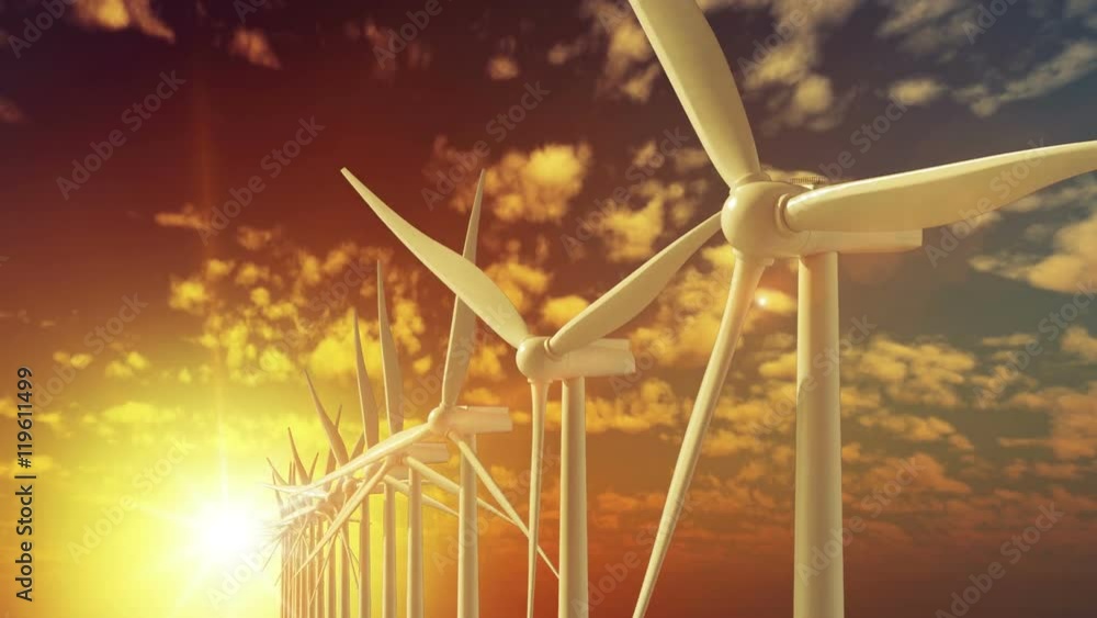 Move over grow up building wind turbines generating energy