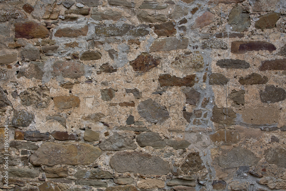 Crimea. A fragment of ancient masonry walls reinforced protection of the Genoese fortress in Sudak Crimea. A fragment of ancient masonry walls reinforced protection of the Genoese fortress in Sudak