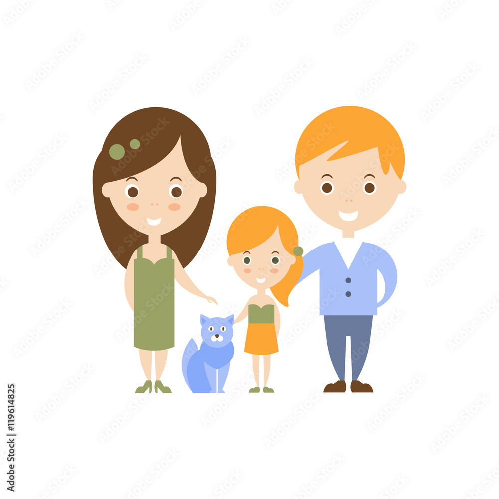 Family As Personal Happiness Idea