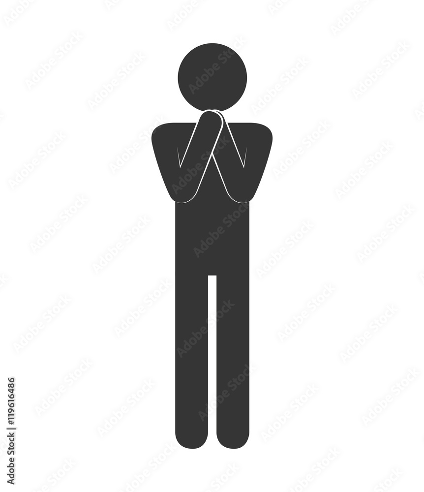 silhouette person standing design vector illustration eps 10 silhouette person standing design vector illustration eps 10