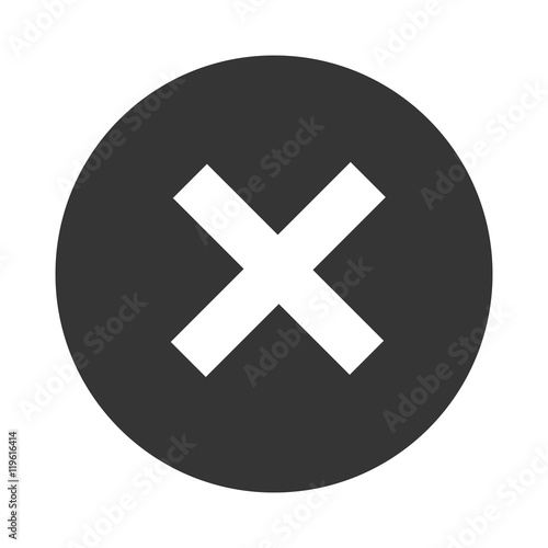 symbol error closed design vector illustration eps 10