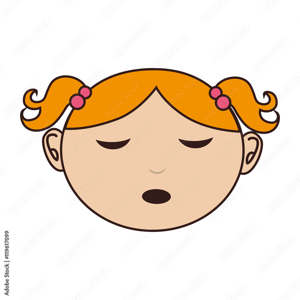girl cartoon childhood design vector illustration eps 10 girl cartoon childhood design vector illustration eps 10