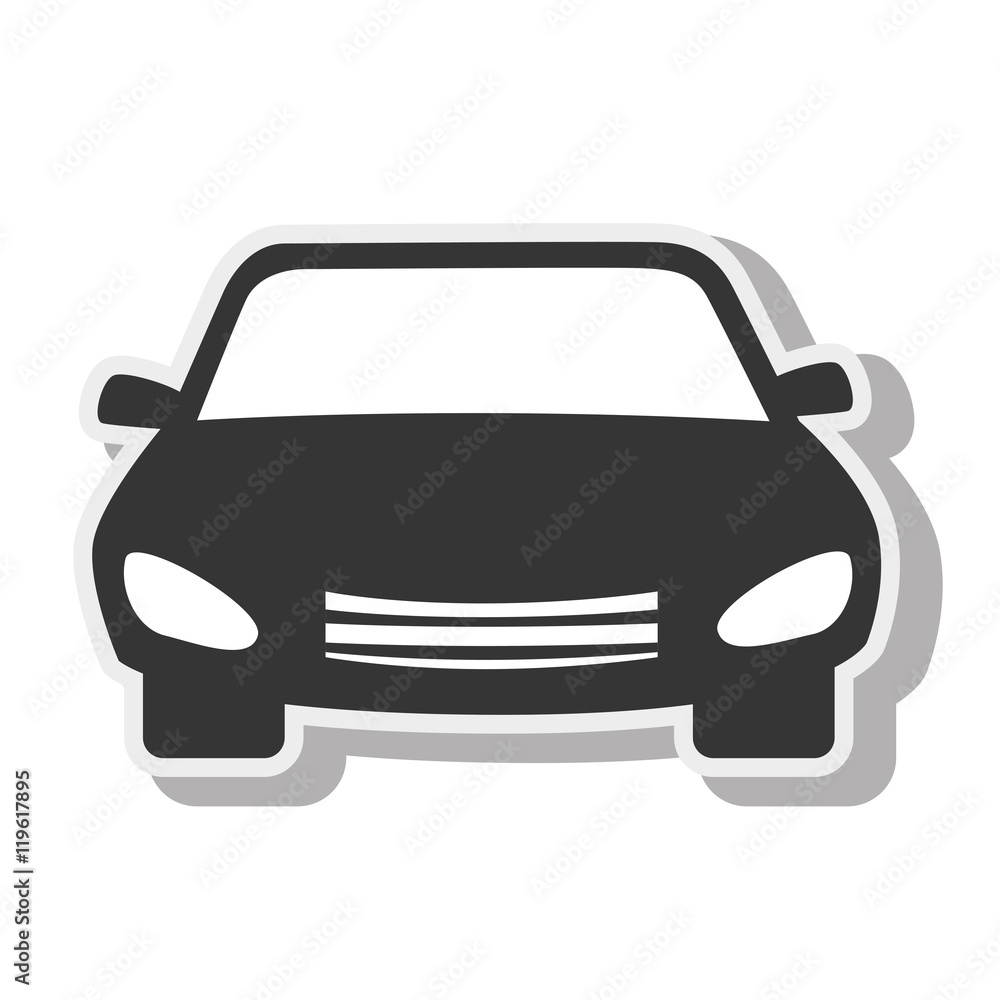 car black sedan transport desing vector illustration eps 10