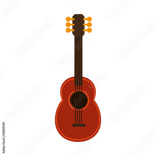 ukelele guitar music hawaiian vector illustration eps 10