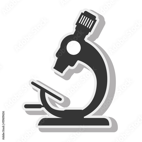 microscope medical bacterium design vector illustration eps 10