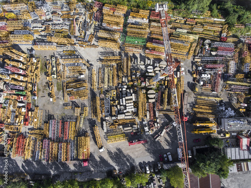 Industrial storage place, view from above. © Curioso.Photography