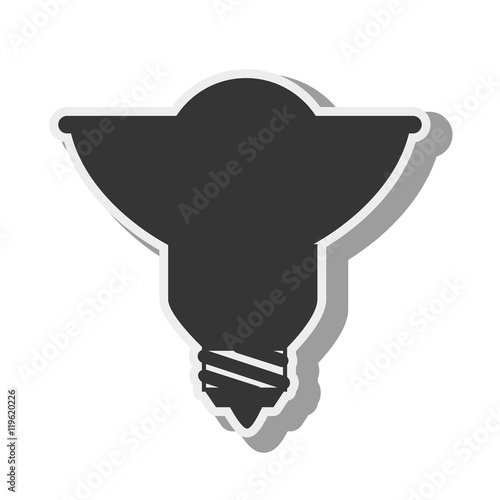 bulb light idea creative design vector illustration eps 10
