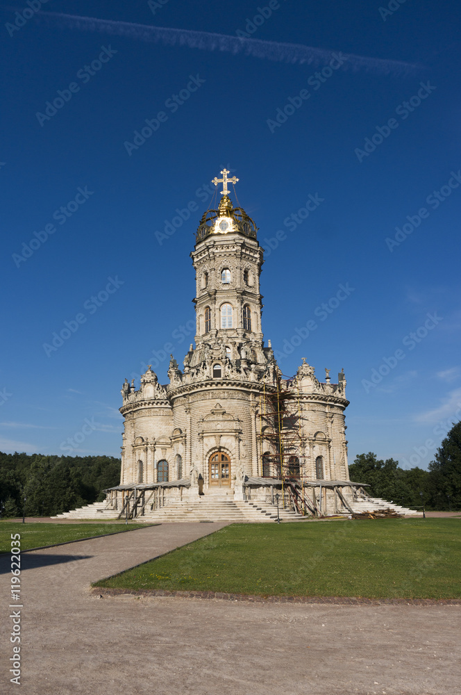 Church of the Blessed Virgin (Church of the Sign) in Dubrovitsy, Podolsk, Moscow region, Russia.