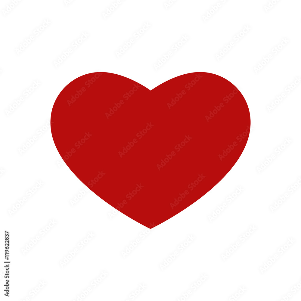 heart love isolated vector illustration eps 10