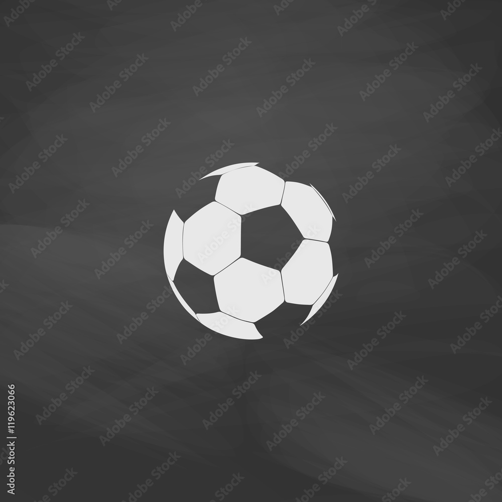 Fototapeta premium Soccer ball computer symbol