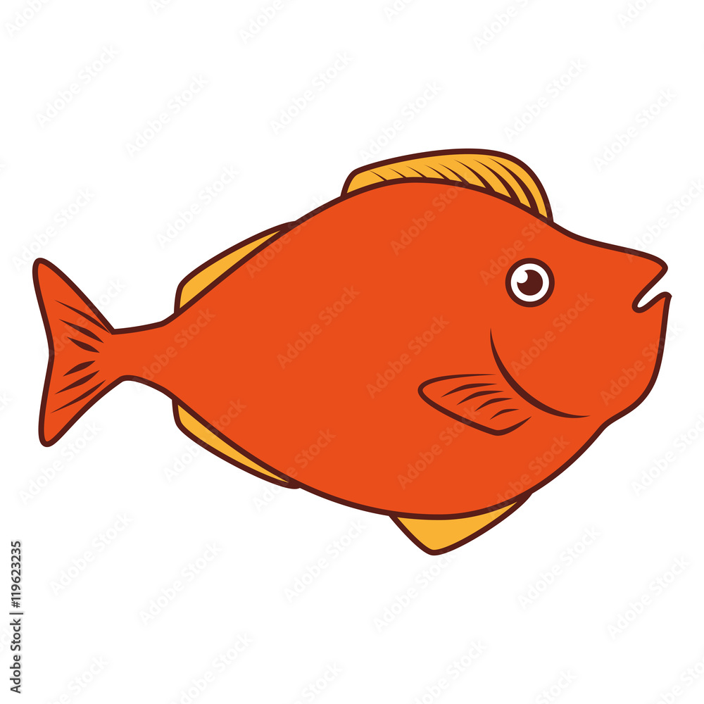 fish sea wildlife food icon isolated vector illustration eps 10 fish sea wildlife food icon isolated vector illustration eps 10