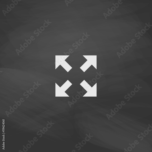 four arrows computer symbol
