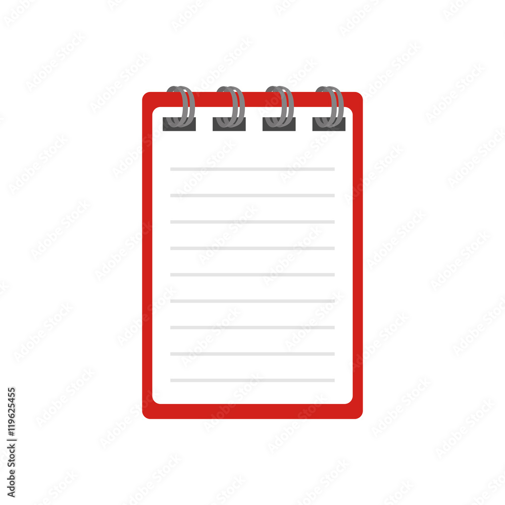 note pad spiral school isolated vector illustration eps 10 note pad spiral school isolated vector illustration eps 10
