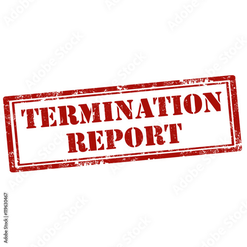 Termination Report-stamp