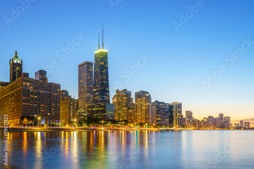 View of Chicago downtown skyline © f11photo