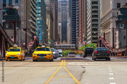 Traffic in downtown Chicago © f11photo