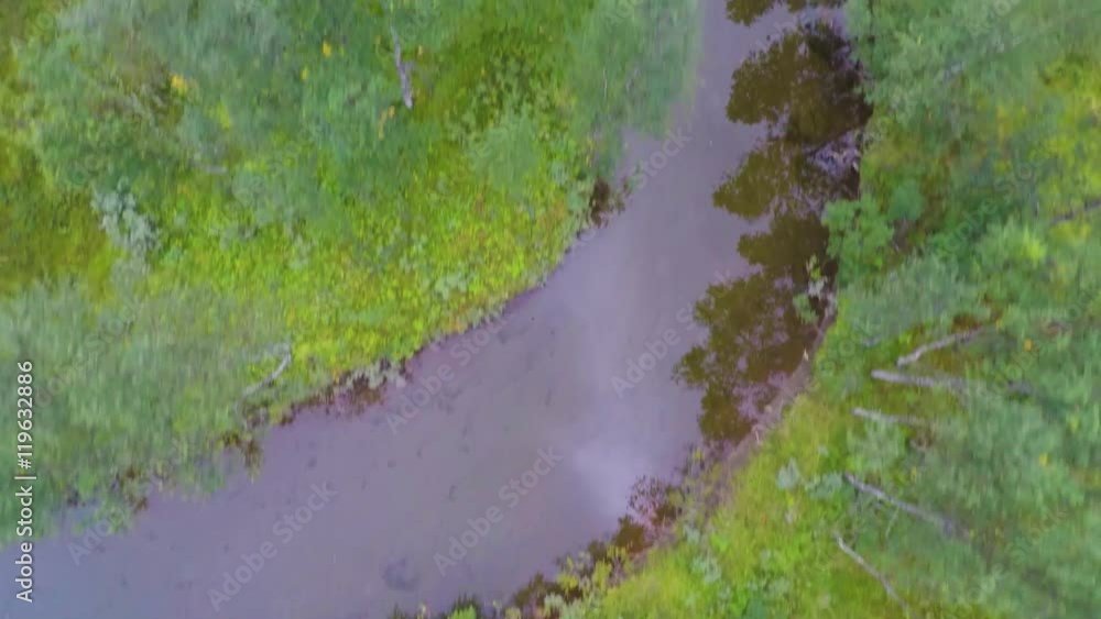 custom made wallpaper toronto digitalFlying over a creek and trees between high mountains