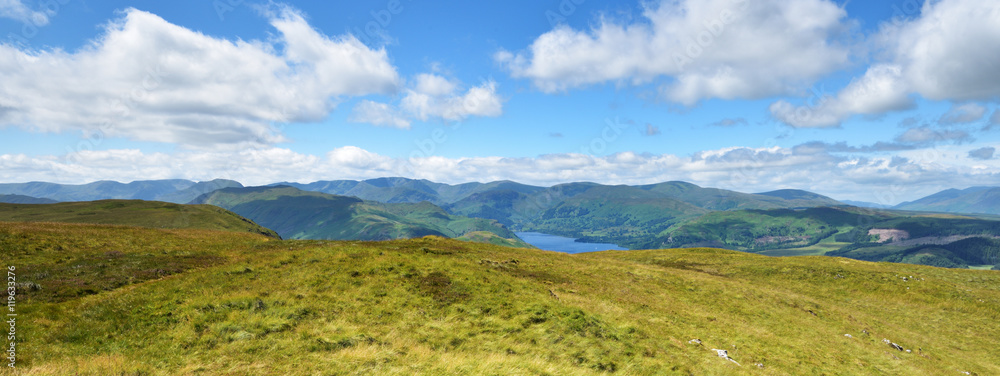 Fototapeta premium Ullswater from Arthur's Pike