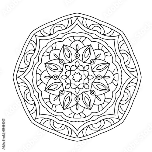 Mandala coloring book for adults