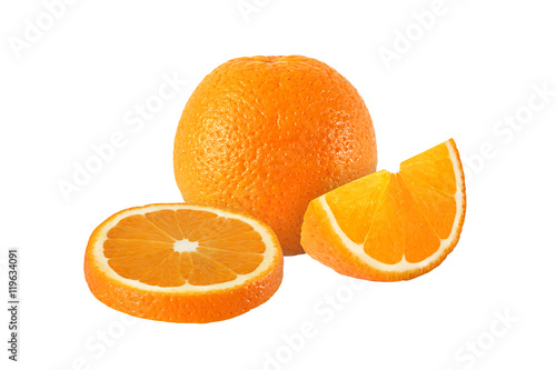 cut grapefruit fruits isolated on white background with clipping path