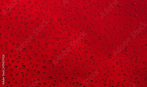 Rain drops on glass window ...