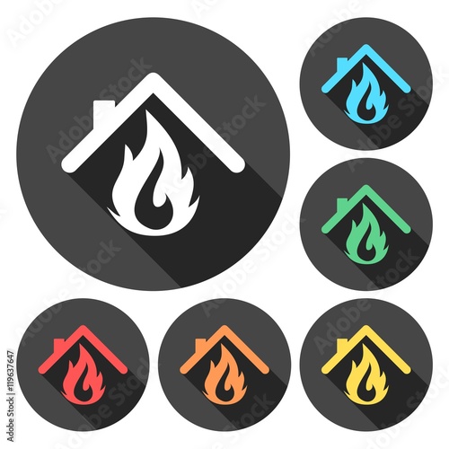 Fire warning icon