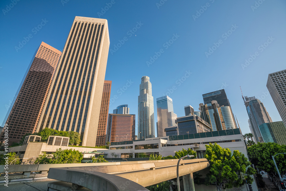 Fototapeta premium Downtown Los Angeles skyline