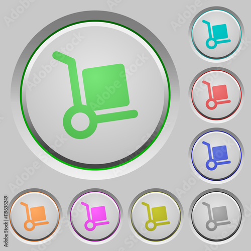 Tapety artystyczne Parcel delivery push buttons