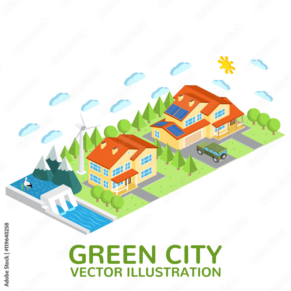 Fototapeta premium Smart city design.