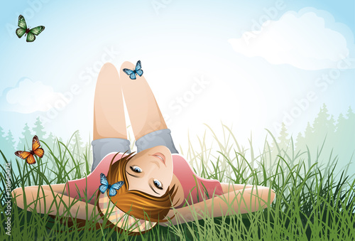 peaceful / relaxing in the nature 
