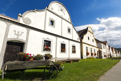 Village Holasovice, UNESCO world heritage, Czech republic, Europe. photo