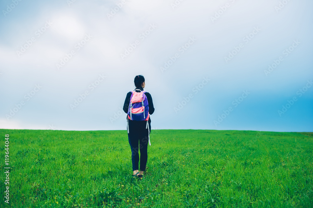 Girl and nature