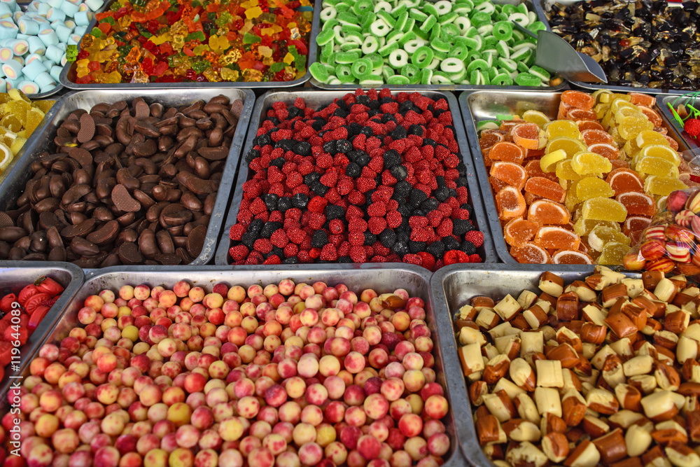 Sweets at the market