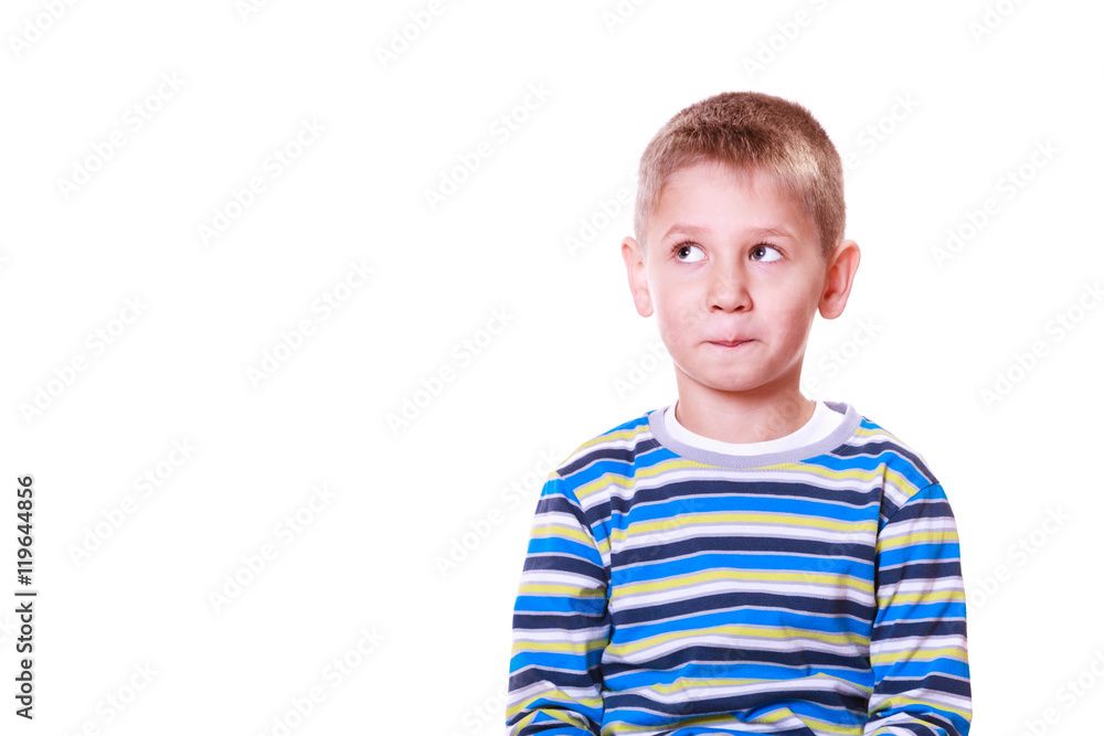 Little boy have fun with funny gestures make faces. Little boy have fun with funny gestures make faces.