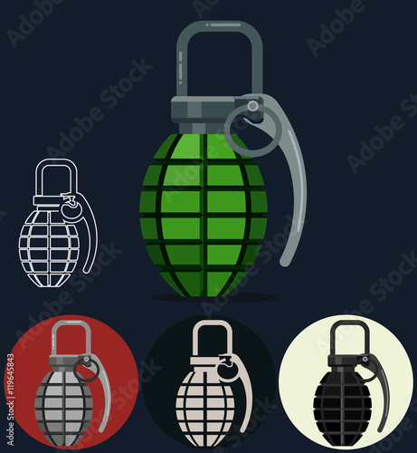 Hand grenade, army manual weapon