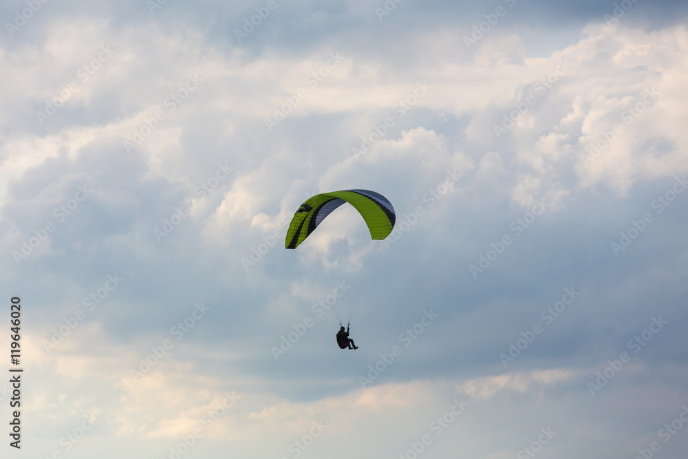 paraglider in the sky paraglider in the sky