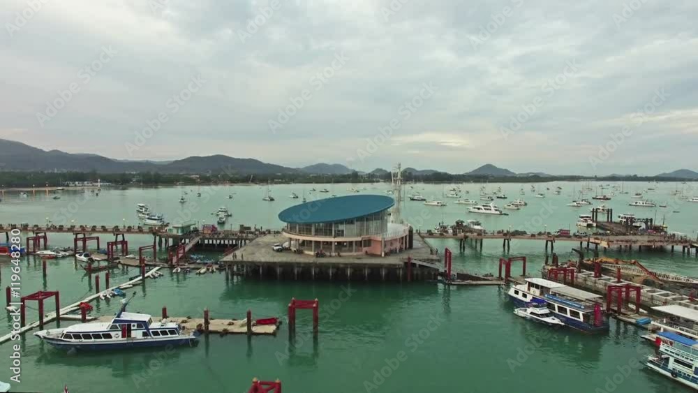 Chalong bay is the most important marina of Phuket there have 2 piers and customs at pier. Chalong pier transport tourist to islands in Andaman sea Chalong bay is the most important marina of Phuket there have 2 piers and customs at pier. Chalong pier transport tourist to islands in Andaman sea
