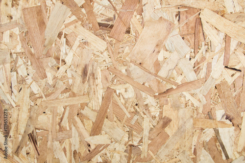 Sheet of plywood with fragments