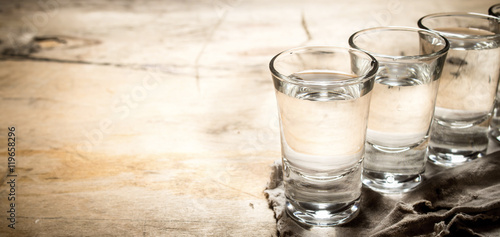 Fotografie, Obraz The vodka glass.