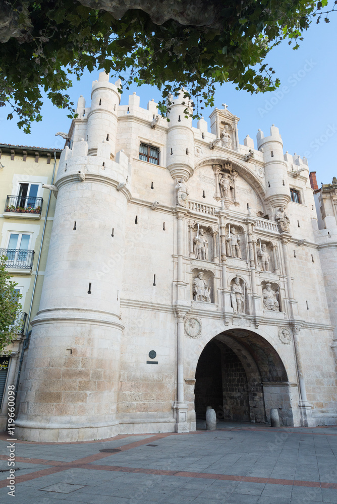 Burgos. Santa Maria Arch Door