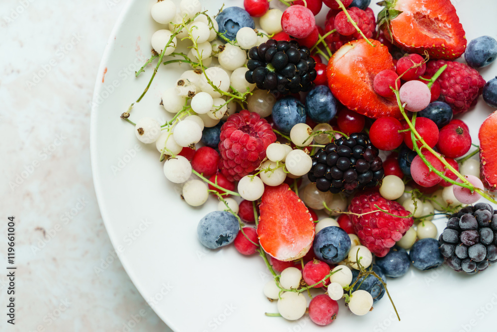 frozen berries frozen berries
