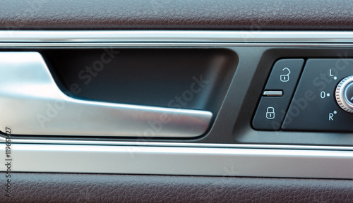 Car Door Lock Button Closeup © fotofabrika