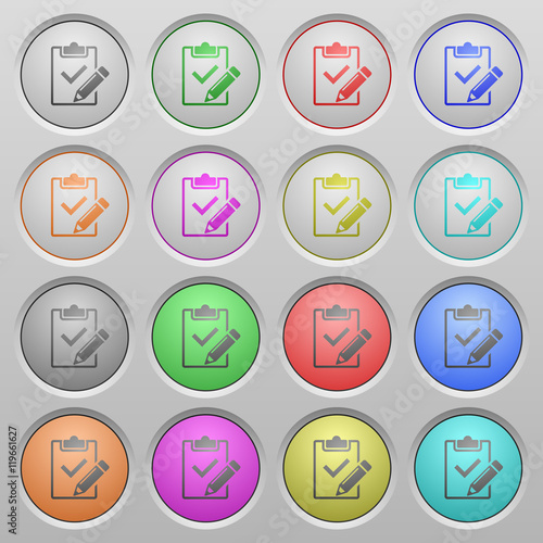 Free Download Fill out checklist plastic sunk buttons - GFXLoad