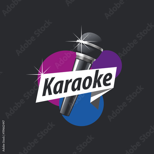 vector logo karaoke