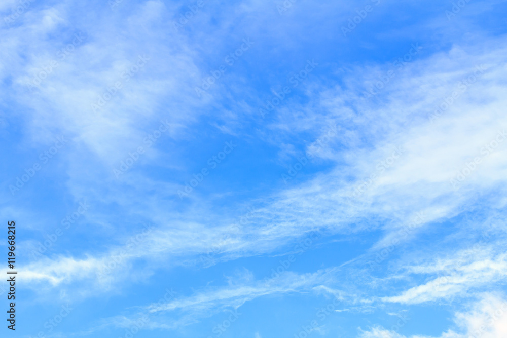 Blue sky background with white clouds. The vast blue sky and clouds sky on sunny day. White fluffy clouds in the blue sky. Blue sky background with white clouds. The vast blue sky and clouds sky on sunny day. White fluffy clouds in the blue sky.