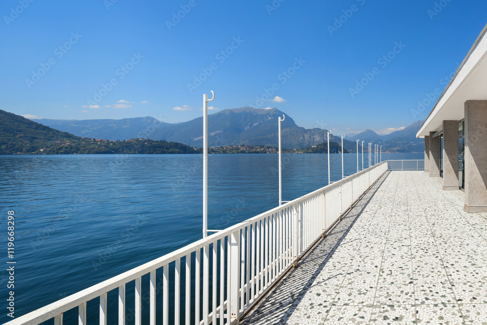 Obraz premium Balcony of an old penthouse